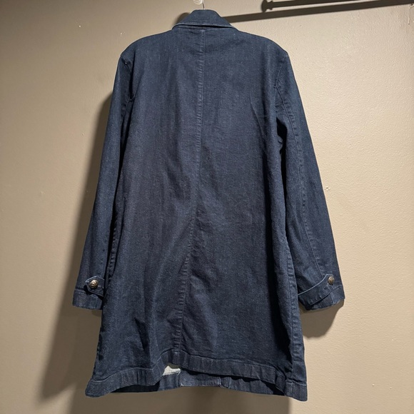 Lauren Jeans Co. Ralph Lauren Denim Barn Jacket Chore Coat Duster  XL - Picture 2 of 9